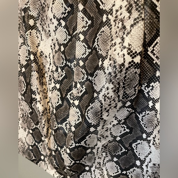 ⭐️Blashe size Large fake snake skin print skirt/Worn once. Buttons/zipper - Picture 4 of 9